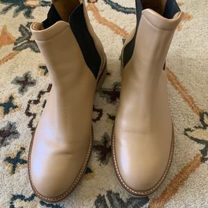 Italian leather Chelsea boots